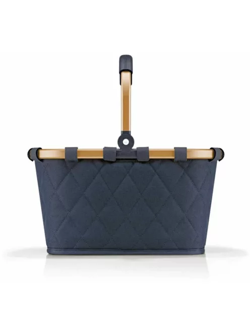 Reisenthel BN4111 carrybag XS frame rhombus midnight gold kicsi bevásárló kosár