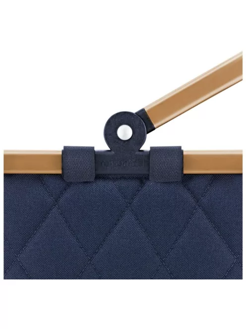 Reisenthel BN4111 carrybag XS frame rhombus midnight gold kicsi bevásárló kosár