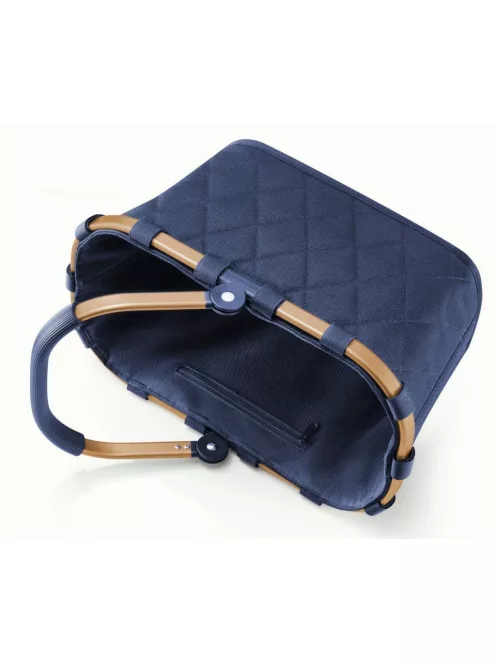 Reisenthel BN4111 carrybag XS frame rhombus midnight gold kicsi bevásárló kosár