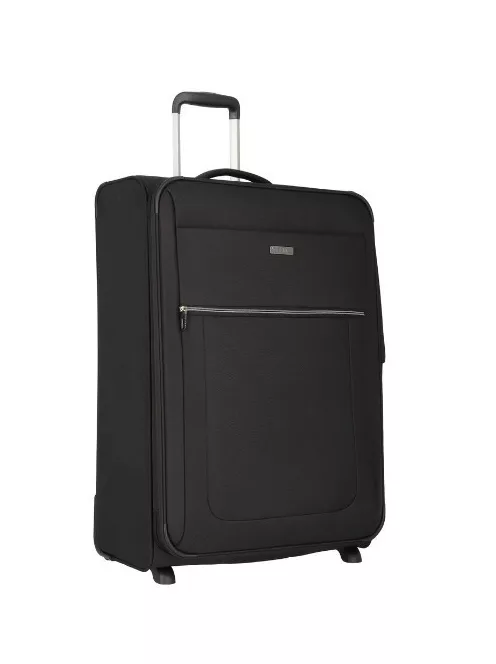 Travelite Valencia 2w L Fekete nagy méretű bőrönd