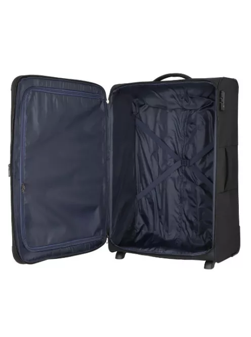 Travelite Valencia 2w L Fekete nagy méretű bőrönd