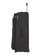 Travelite Valencia 2w M Fekete közepes bőrönd