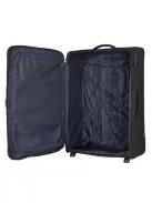 Travelite Valencia 2w M Fekete közepes bőrönd