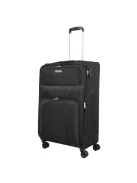 Travelite Orlando L 4w Fekete 4 kerekű nagy méretű bőrönd