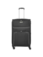 Travelite Orlando L 4w Fekete 4 kerekű nagy méretű bőrönd