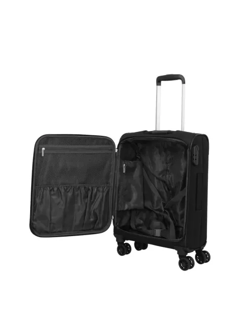 Travelite Orlando S 4w Fekete 4 kerekű kabinbőrönd