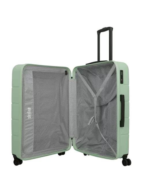 Skyline Travelite Goomera L Zöld nagy méretű bőrönd