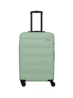 Skyline Travelite Goomera M Zöld közepes bőrönd