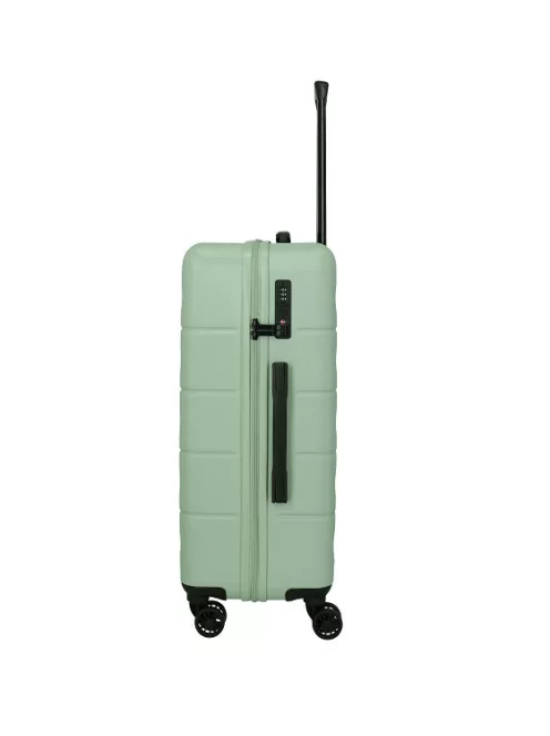 Skyline Travelite Goomera M Zöld közepes bőrönd