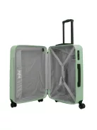 Skyline Travelite Goomera M Zöld közepes bőrönd