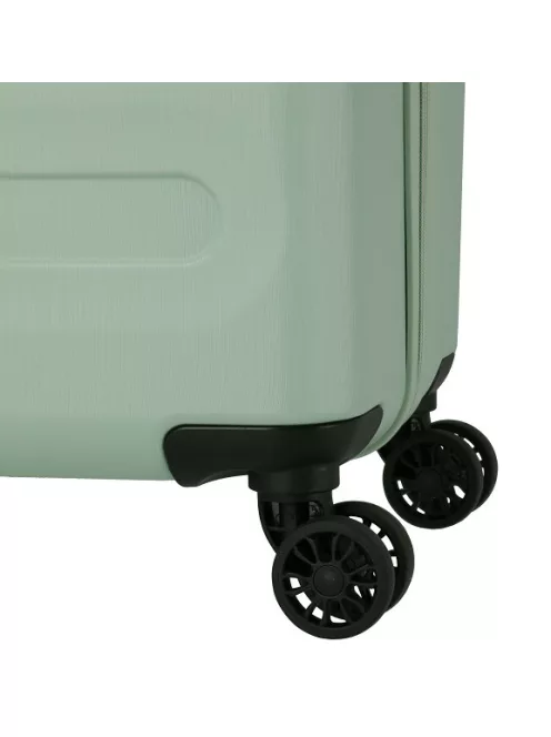 Skyline Travelite Goomera M Zöld közepes bőrönd