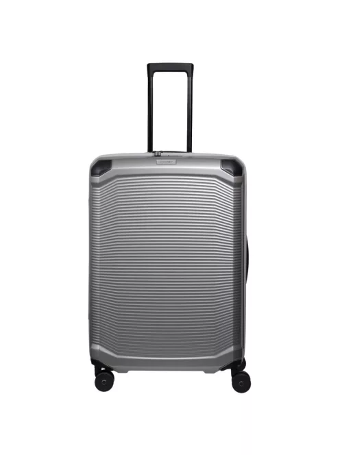 Travelite Millennium 4w L Silver nagy méretű bőrönd