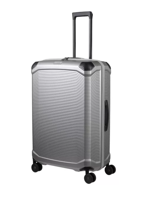 Travelite Millennium 4w L Silver nagy méretű bőrönd
