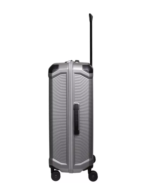 Travelite Millennium 4w L Silver nagy méretű bőrönd