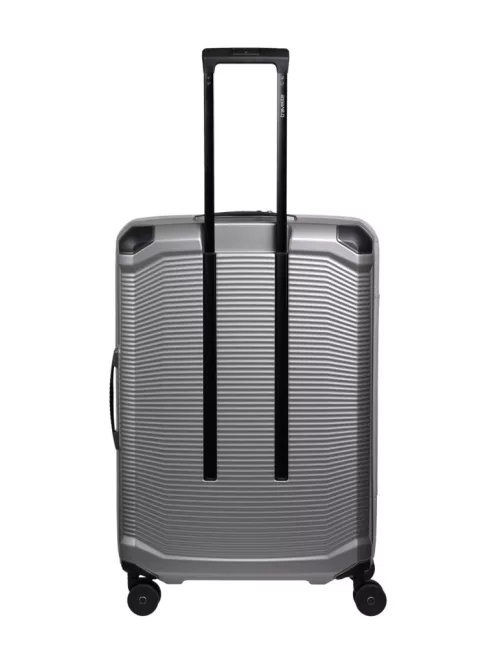 Travelite Millennium 4w L Silver nagy méretű bőrönd