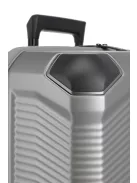 Travelite Millennium 4w L Silver nagy méretű bőrönd