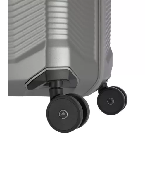 Travelite Millennium 4w L Silver nagy méretű bőrönd