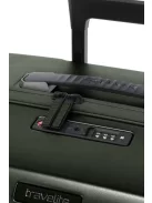 Travelite Millennium 4w L Pine green nagy méretű bőrönd