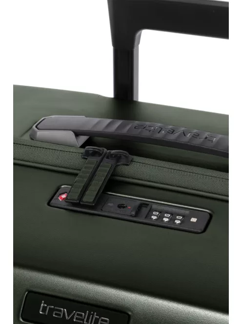 Travelite Millennium 4w L Pine green nagy méretű bőrönd