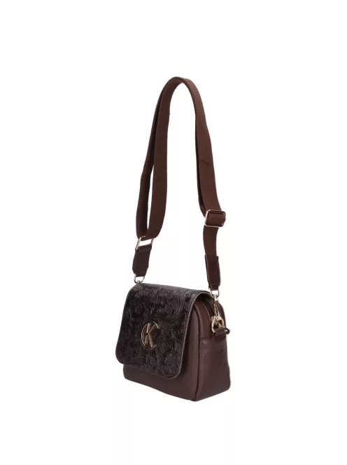 Karen rostbőr táska D 527 barna virág