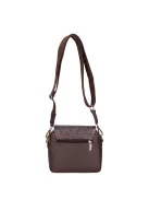 Karen rostbőr táska D 527 barna virág