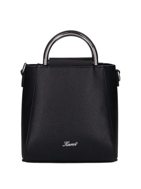 Karen 1680 fekete rostbőr női kézitáska