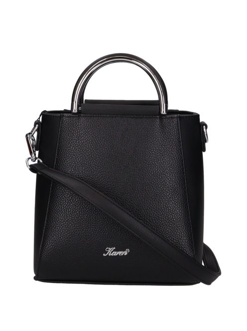 Karen 1680 fekete rostbőr női kézitáska