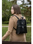 Karen D 526 bronz virág rostbőr női táska