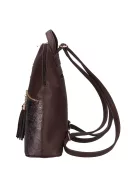 Karen D 526 bronz virág rostbőr női táska