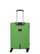 Travelite Skyline Orlando M zöld 4 kerekű bővíthető közepes bőrönd