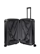 Travelite Millennium 4w L fekete nagy méretű bőrönd