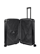 Travelite Millennium 4w L fekete nagy méretű bőrönd