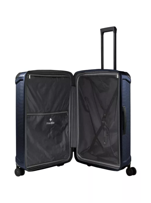 Travelite Millennium 4w L navy nagy méretű bőrönd