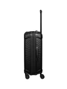 Travelite Millennium 4w M fekete bővíthető közepes méretű bőrönd