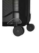 Travelite Millennium 4w M fekete bővíthető közepes méretű bőrönd