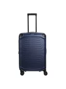 Travelite Millennium 4w M navy bővíthető közepes méretű bőrönd