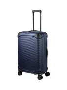 Travelite Millennium 4w M navy bővíthető közepes méretű bőrönd