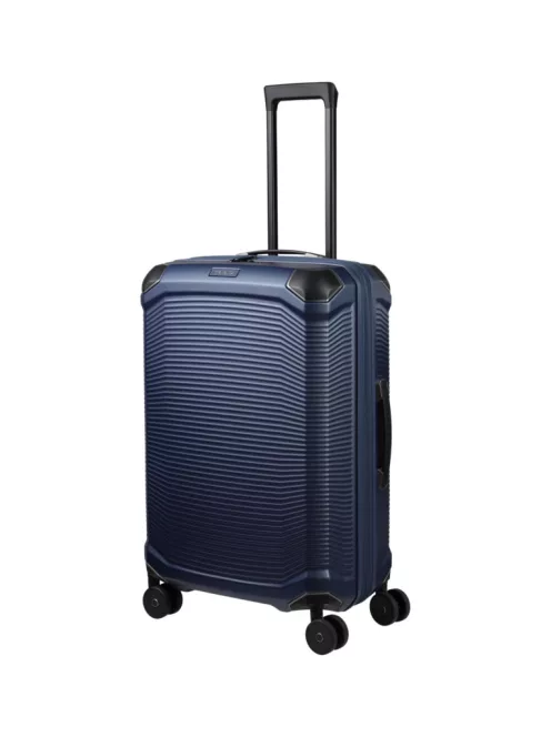 Travelite Millennium 4w M navy bővíthető közepes méretű bőrönd