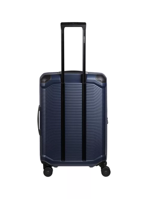 Travelite Millennium 4w M navy bővíthető közepes méretű bőrönd