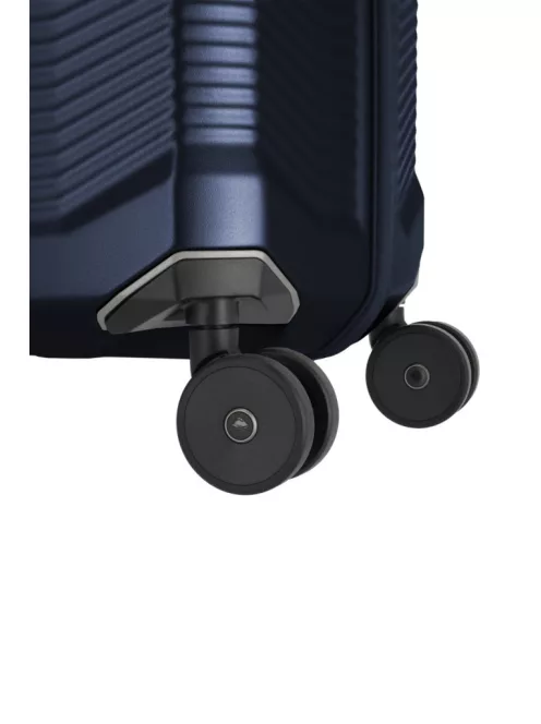 Travelite Millennium 4w M navy bővíthető közepes méretű bőrönd