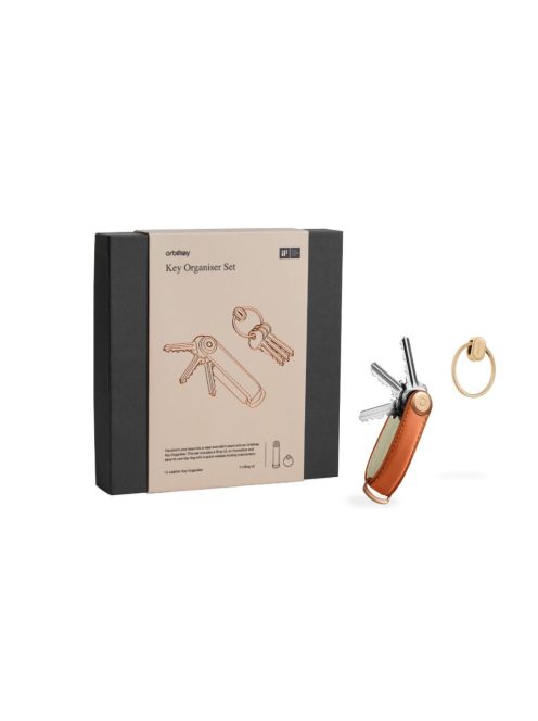Orbitkey key organiser set cognac tan / GLT2-CGT-201