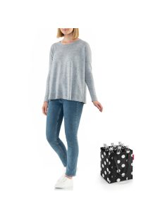   Reisenthel bottlebag fekete-fehér pöttyös italtartó táska