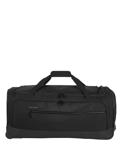 Travelite Crosslite fekete 2 kerekű gurulós utazótáska 79cm