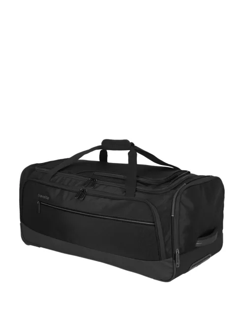Travelite Crosslite fekete 2 kerekű gurulós utazótáska 79cm