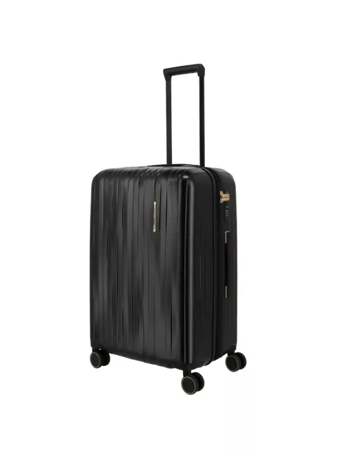 Travelite Barbara Novelty fekete 4 kerekű női közepes bőrönd