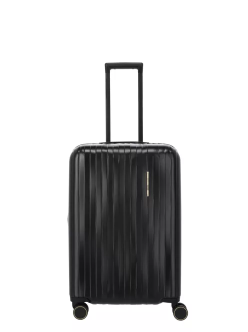 Travelite Barbara Novelty fekete 4 kerekű női közepes bőrönd
