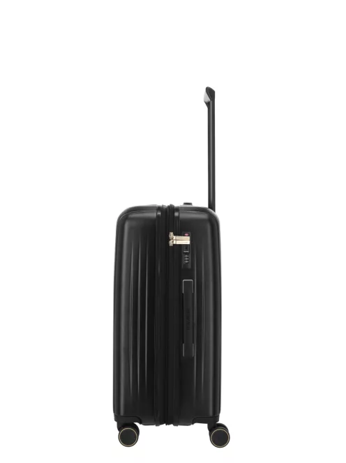 Travelite Barbara Novelty fekete 4 kerekű női közepes bőrönd
