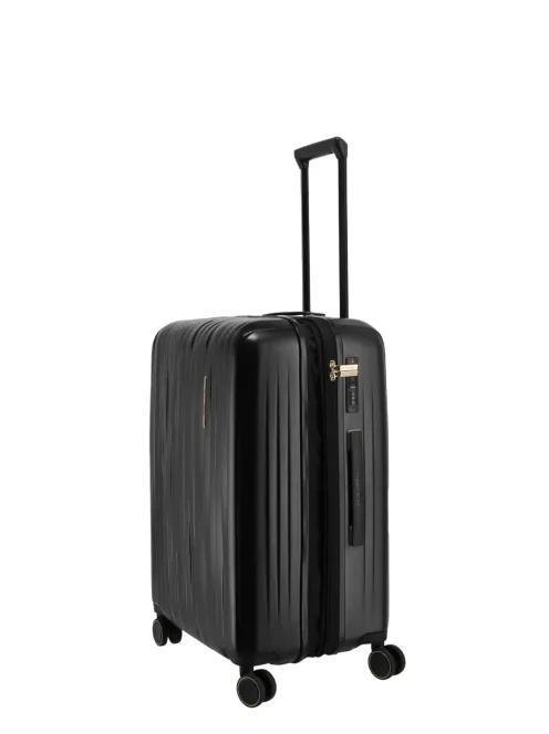 Travelite Barbara Novelty fekete 4 kerekű női közepes bőrönd