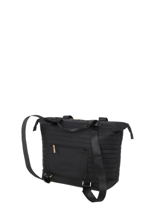 Travelite Barbara Stepp fekete steppelt női válltáska/hátizsák