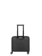 Travelite Next fekete alumínium 4 kerekű üzleti kabinbőrönd 79813-01